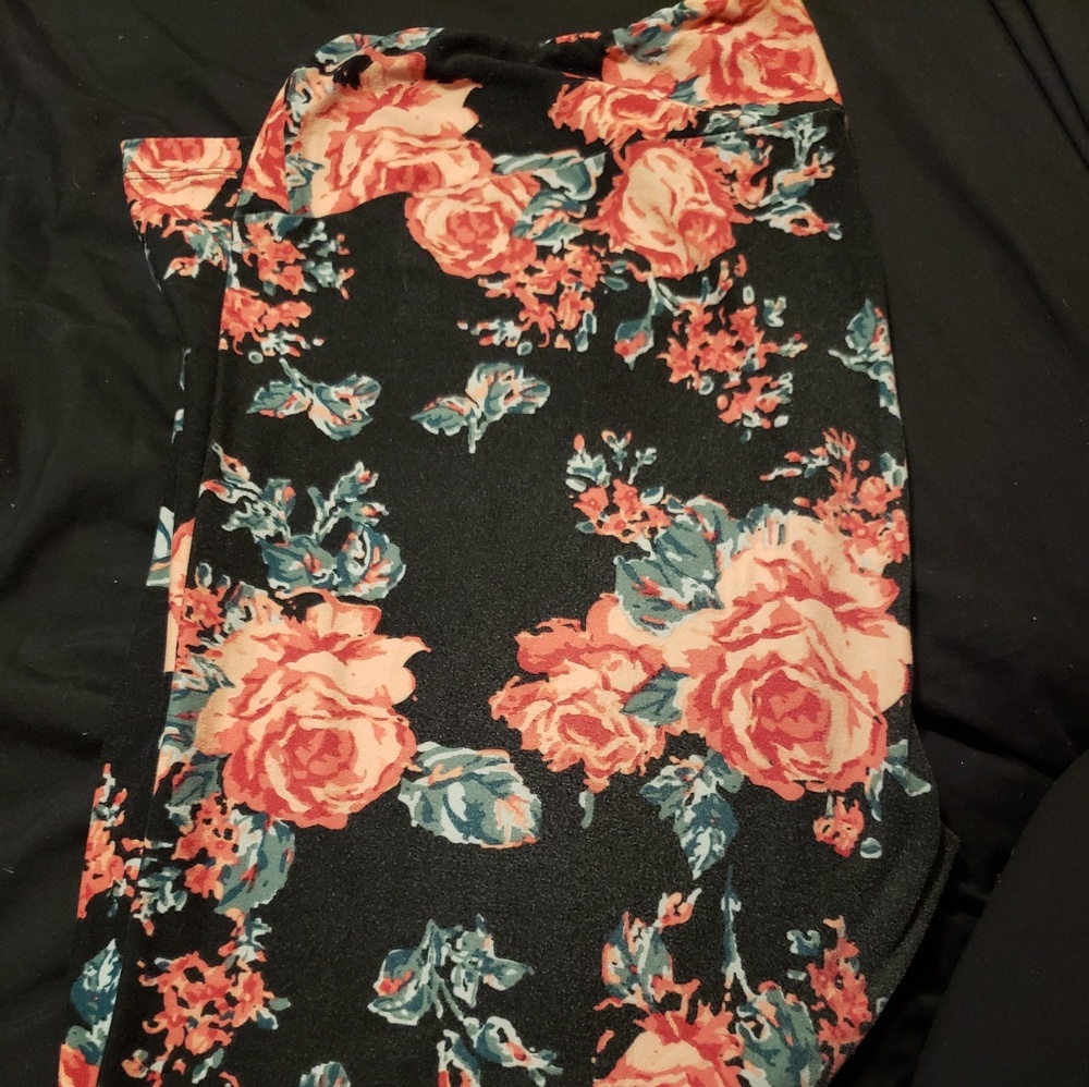 Unicorn CABBAGE ROSE TC leggings